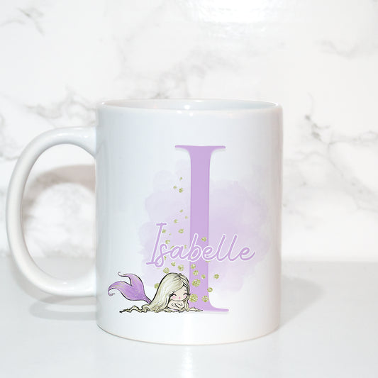 Personalised Mug - Mermazing Initial & Name