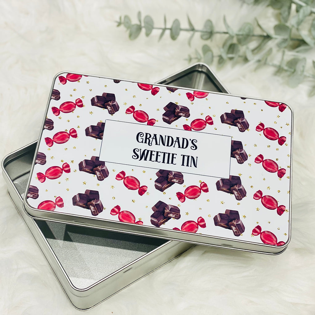 Personalised sweet Tin - Snack tin