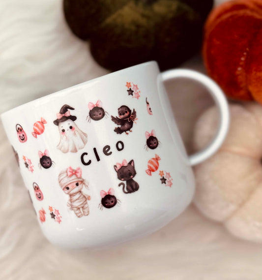 Personalised Sweet Halloween 6oz Kids unbreakable Mug