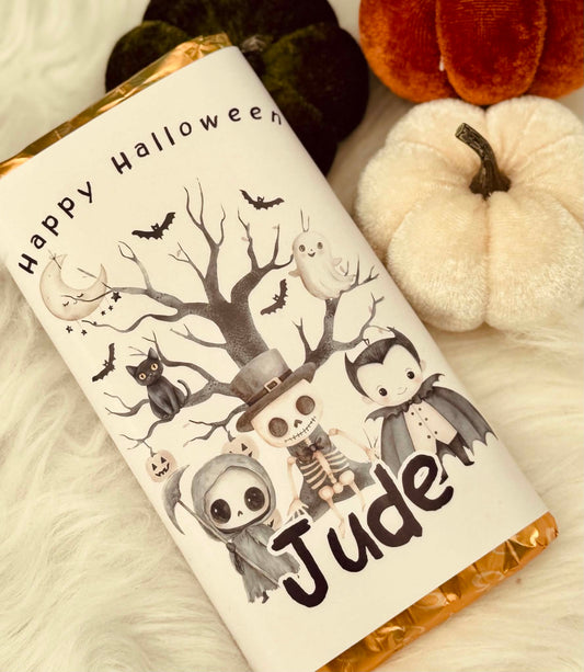 Galaxy 100g Personalised Little Halloween Design Wrapper Smooth Milk Chocolate Bar