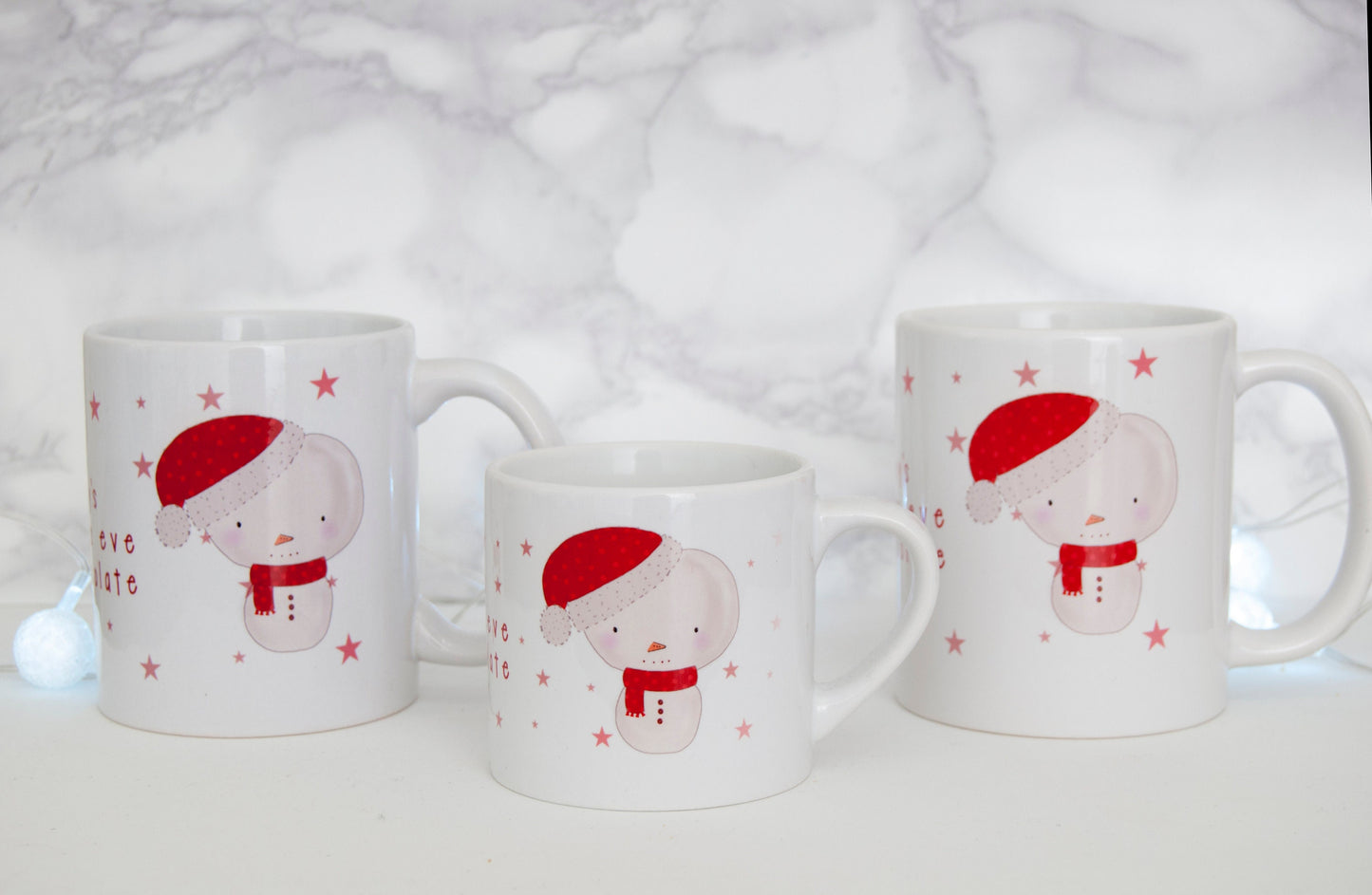 Family Christmas Eve Mug - Personalised - Christmas hot chocolate mug