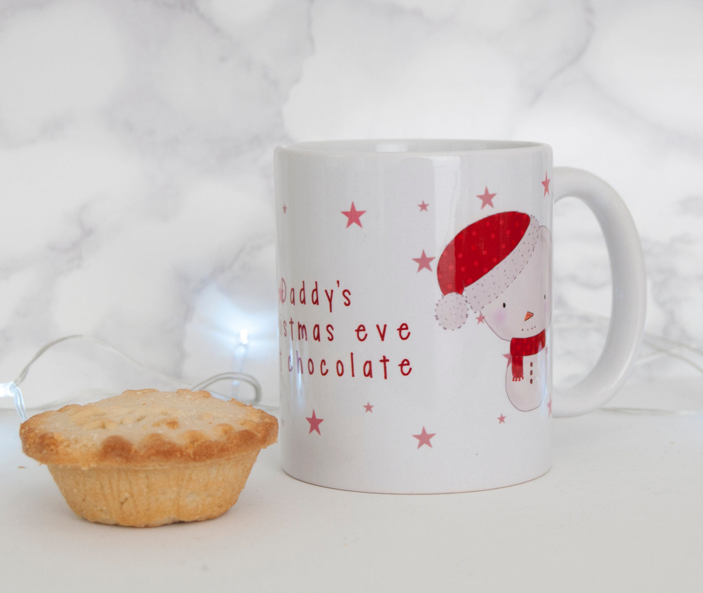 Family Christmas Eve Mug - Personalised - Christmas hot chocolate mug
