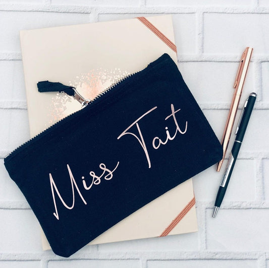 Personalised Pencil case - Teacher Gift - School