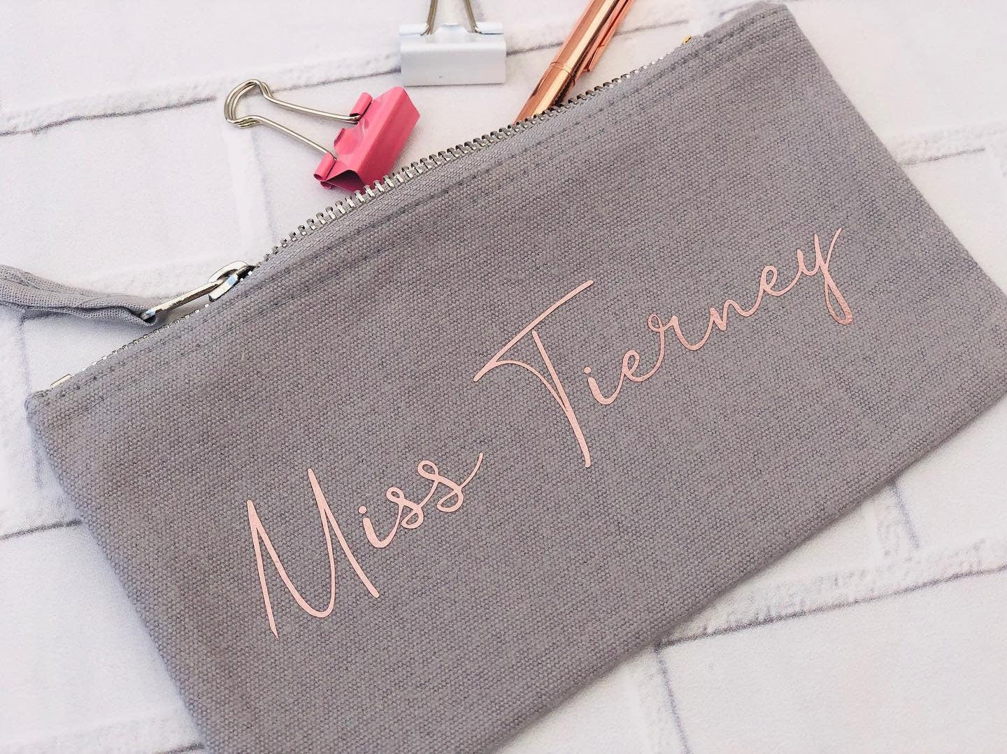 Personalised Pencil case - Teacher Gift - School