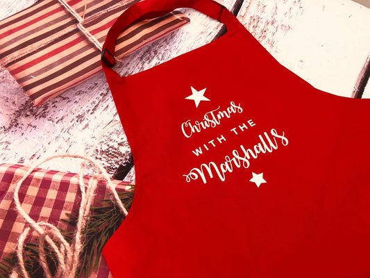 Personalised Apron - Chef - Christmas Apron - Kitchen Apron