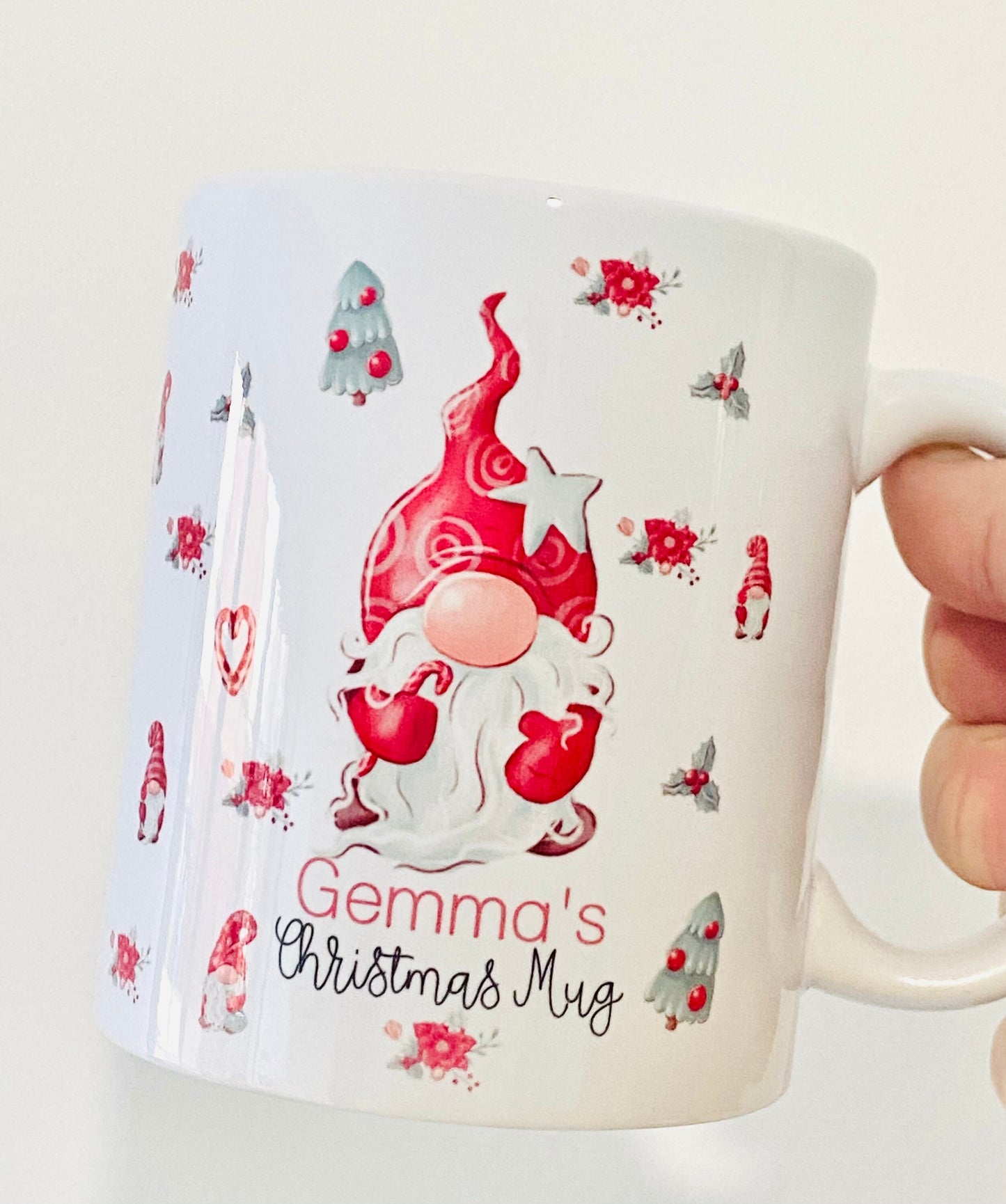 Personalised - Christmas mug - Christmas gnome mugs - Christmas Gnome - personalised mug - christmas mug