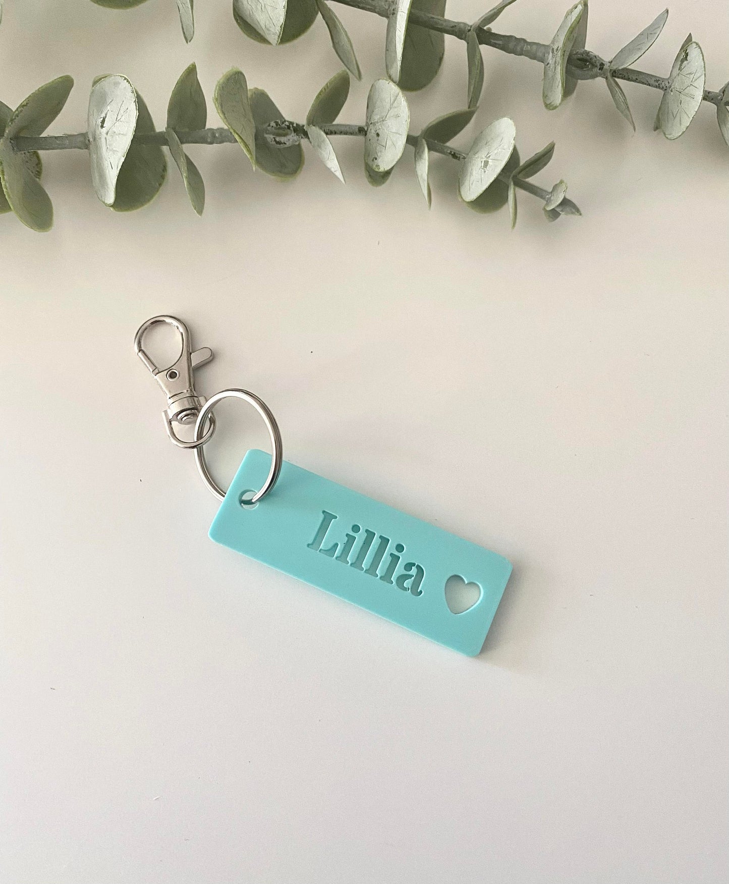 Personalised Children's Acrylic Bag Tag - Key ring - Name Tag - Back To School - Party Bag Gifts