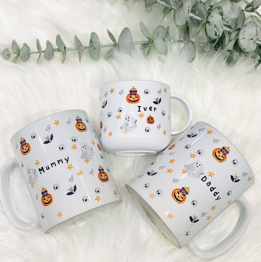 Personalised halloween Mug - Personalised fall mug - Tea & Coffee Mug - 11oz