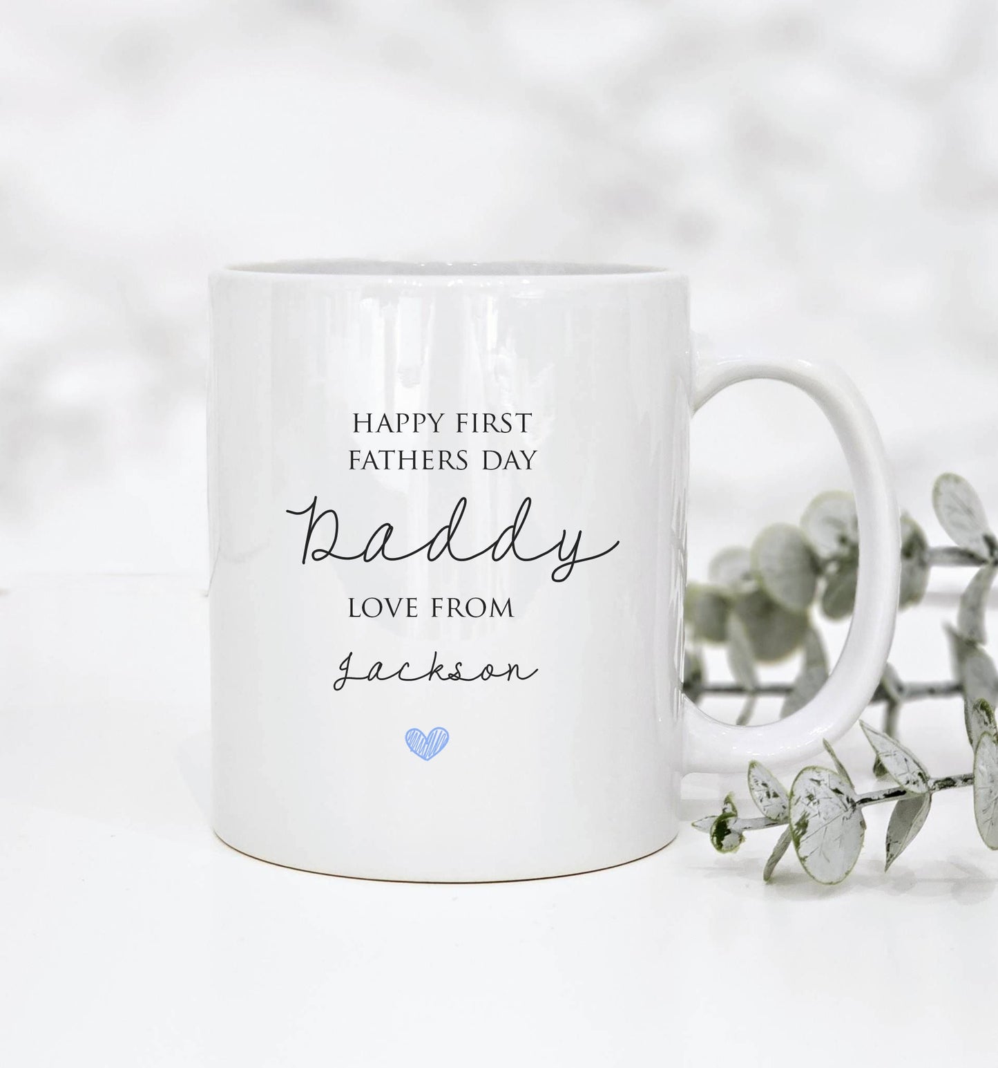 Happy First Fathers Day Daddy Personalised Mug - Fathers Day - Personalised Gift