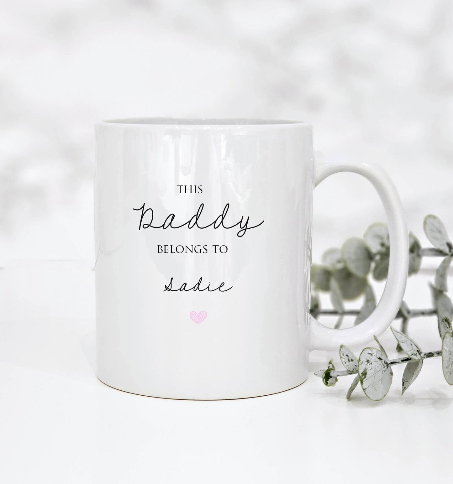 This Daddy belongs to Personalised Mug - Fathers Day - Personalised Gift