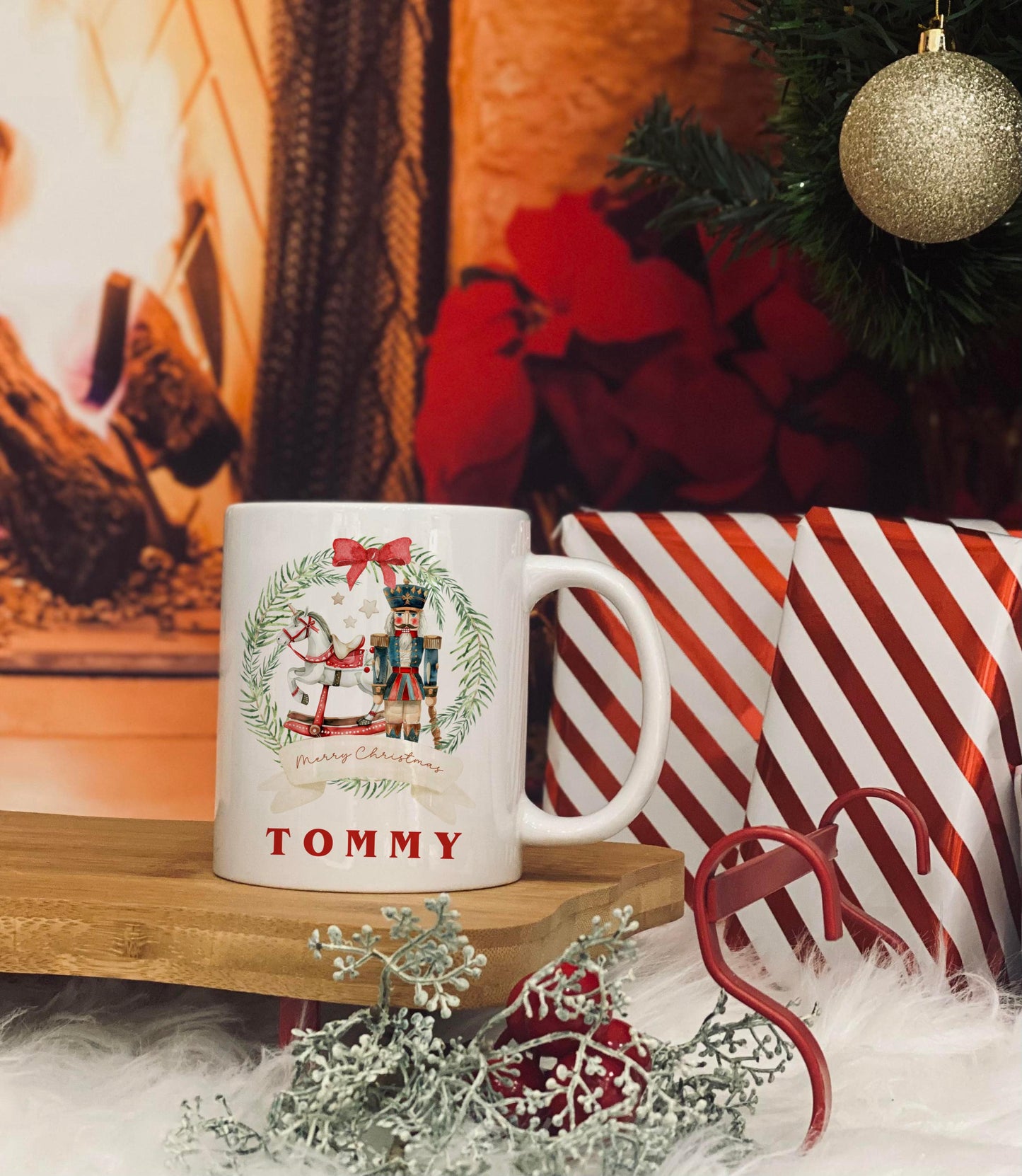 Personalised Christmas Mug - nutcracker Theme Christmas Eve Mug - 11oz Mug  - Family Christmas Mugs